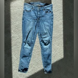 American Eagle Outfitters Light Blue Skinny Jeans